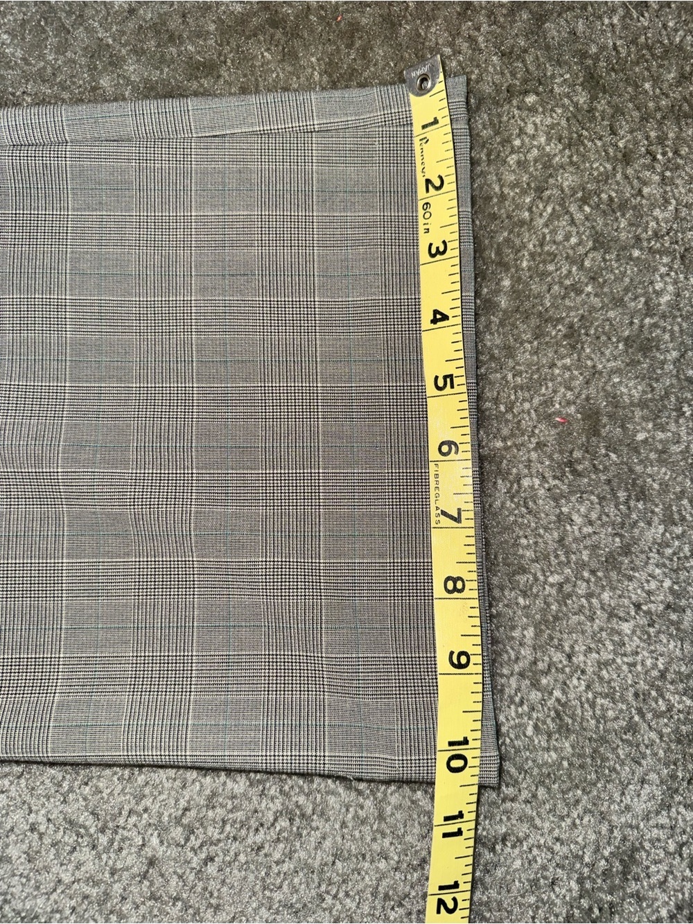 New York & Company Gray Plaid Flare Pants 4 Tall - Picture 11 of 11